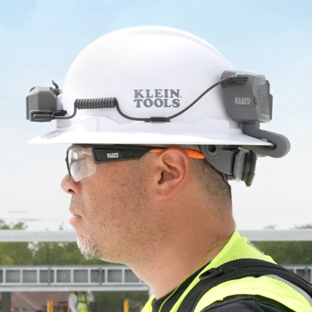 Klein Tools, 60155, Hard Hat Cooling Fan, Dual-Fan Design; Rechargeable Lithium-Ion Battery; Modular Ducts - Image 7