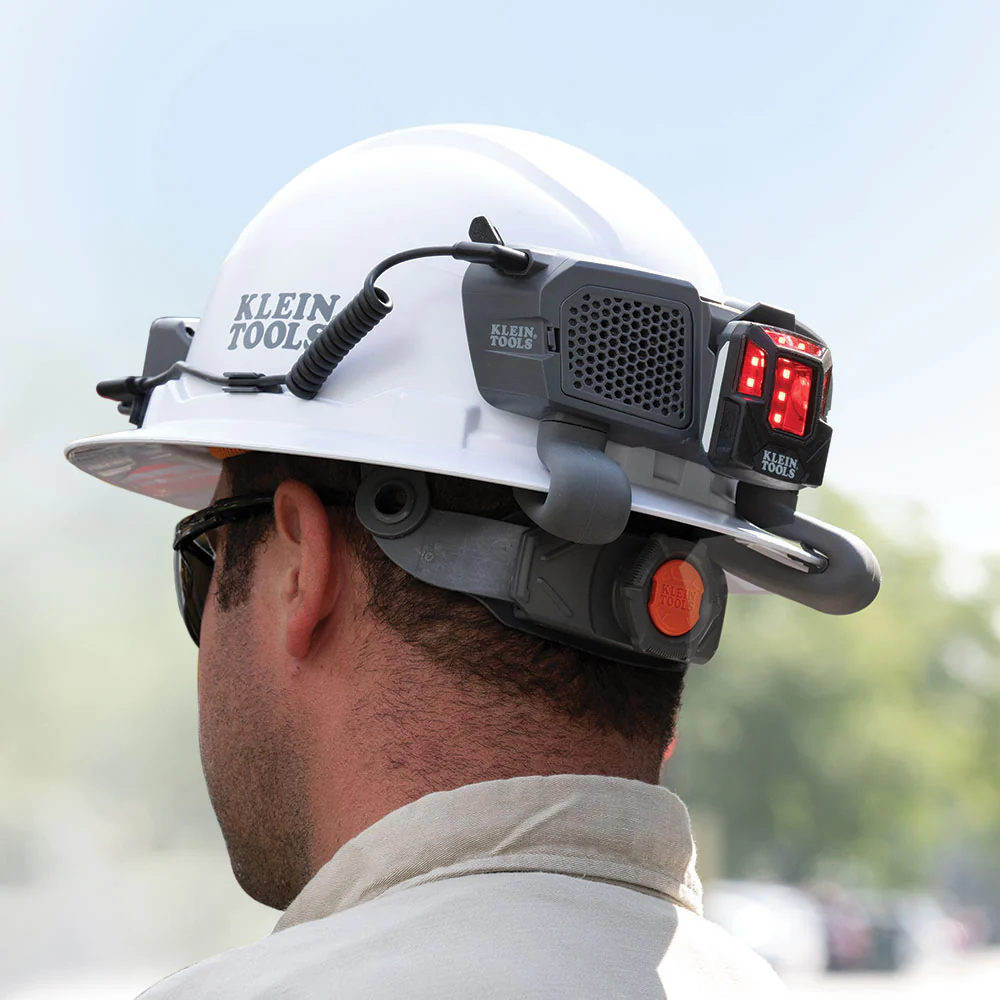 Klein Tools, 60155, Hard Hat Cooling Fan, Dual-Fan Design; Rechargeable Lithium-Ion Battery; Modular Ducts - Image 9