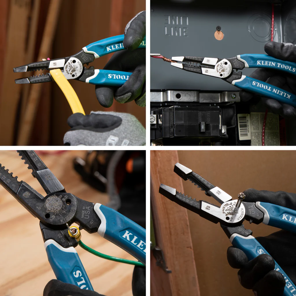 Klein Tools, K12065CR, Multi-Tool Wire Stripper, 10-20 AWG Stranded, Forged Steel, 8 in Length - Image 7